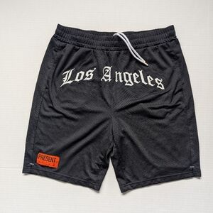 Primark Los Angeles Black Mens Mesh Workout/Shorts (XL)
